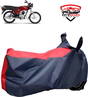 AutoRetail Waterproof Two Wheeler Cover for Bajaj(Boxer, Red, Blue)