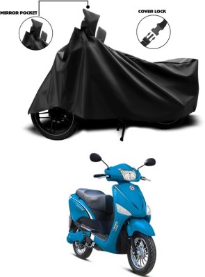 DeepShakshi AUTOMOTIVE Two Wheeler Cover for Hero(Electric Optima, Black)