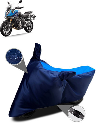 AutoGalaxy Waterproof Two Wheeler Cover for CFMoto(650MT, Blue)