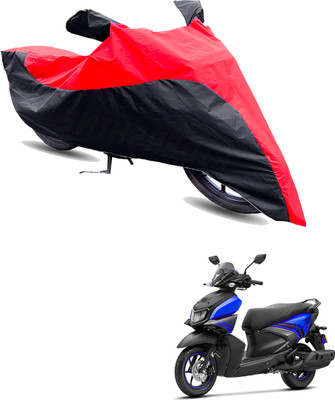 Motodreka Two Wheeler Cover for Yamaha(RayZR 125 BS6, Red, Black)