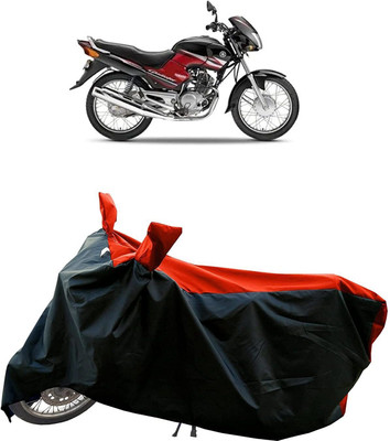 DeepShakshi AUTOMOTIVE Two Wheeler Cover for Yamaha(Gladiator, Red, Black)
