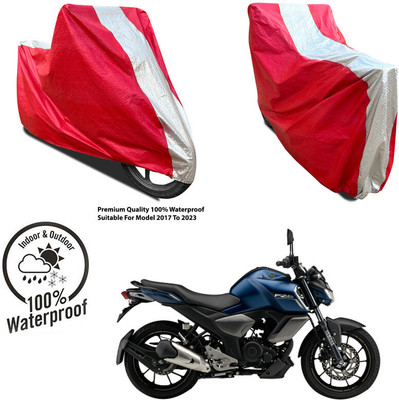 AutoGalaxy Waterproof Two Wheeler Cover for Hero(Electric Flash BS6, Silver, Red)
