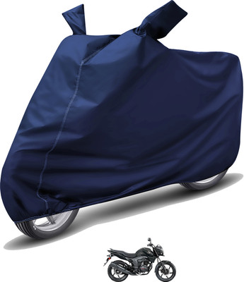Auto Hub Waterproof Two Wheeler Cover for Honda(CB Trigger, Blue)