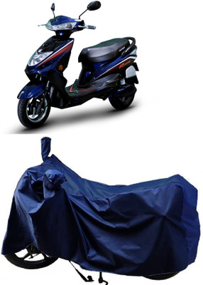 MMSSTAR Waterproof Two Wheeler Cover for Okinawa(Ridge, Blue)