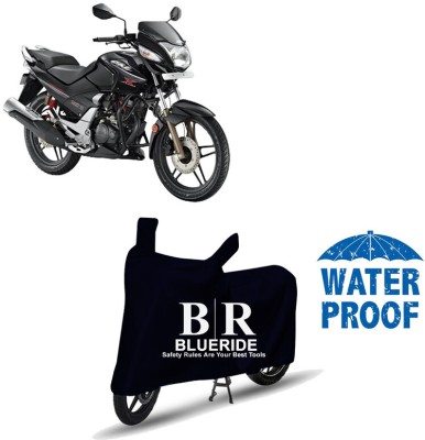 BLUERIDE Waterproof Two Wheeler Cover for Hero(Xtreme Sports, Black)