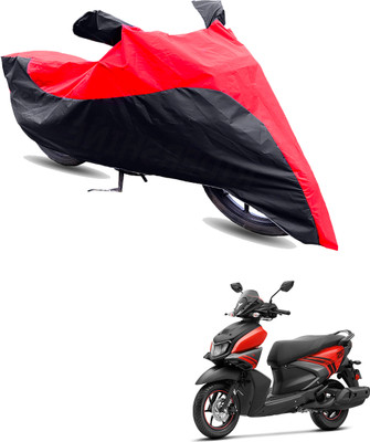 Motodreka Two Wheeler Cover for Yamaha(Ray-ZR 125FI, Red, Black)