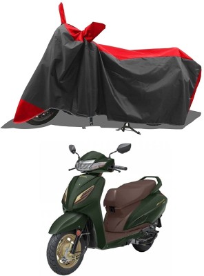 KEDIT Two Wheeler Cover for Universal For Bike(Activa 6G, Red)