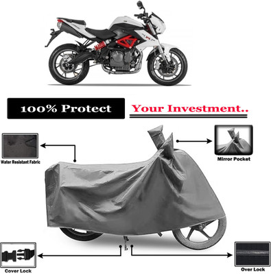 Amexride Two Wheeler Cover for Benelli(TNT 600i, Grey)