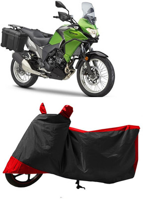 GROFATIK Two Wheeler Cover for Kawasaki(Versys X 300, Red)