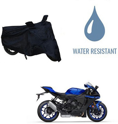 DeepShakshi AUTOMOTIVE Waterproof Two Wheeler Cover for Yamaha(YZF R1, Black)