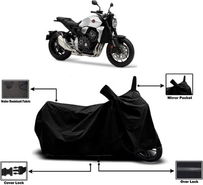 Amexride Two Wheeler Cover for Honda(CB1000R, Black)