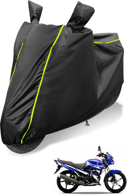 Auto Hub Waterproof Two Wheeler Cover for Yamaha(Gladiator RS, Black)