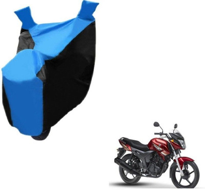Mdstar Waterproof Two Wheeler Cover for Yamaha(SZ X, Black, Blue)