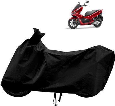 Horseyaart Waterproof Two Wheeler Cover for Honda(PCX 125 BS6, Black)