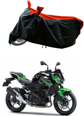 DeepShakshi AUTOMOTIVE Waterproof Two Wheeler Cover for Kawasaki(Z400 BS6, Red)