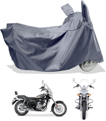 Amexride Two Wheeler Cover for Bajaj(Cruiser BS6, Grey)