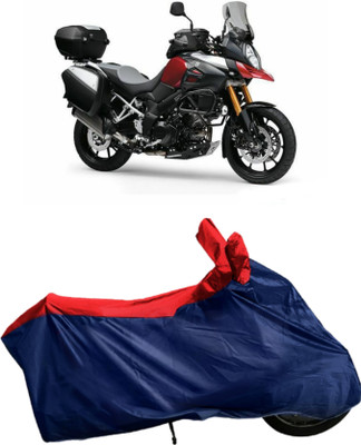 APNEK Waterproof Two Wheeler Cover for Suzuki(V Strom 1000, Blue, Red)
