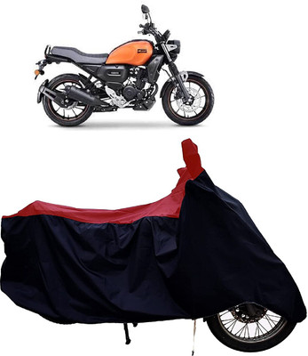 KEDIT Two Wheeler Cover for Yamaha(FZ-X, Red, Black)
