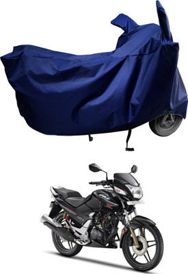 Amexride Two Wheeler Cover for Hero(CBZ Extreme, Blue)