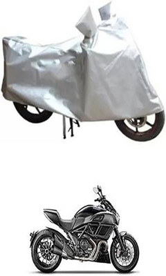 THE REAL ARV Waterproof Two Wheeler Cover for Ducati(Diavel, Silver)