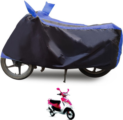 Euro Care Waterproof Two Wheeler Cover for TVS(Scooty Pep Plus, Blue)