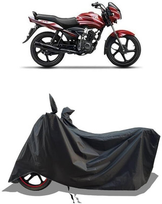 KEDIT Two Wheeler Cover for TVS(Jive, Black)