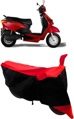 KEDIT Two Wheeler Cover for Indus(Yo, Red)