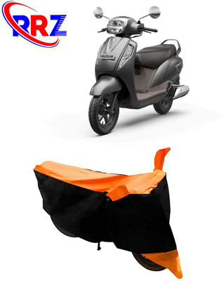 RRZ Waterproof Two Wheeler Cover for Suzuki(Access, Black, Orange)