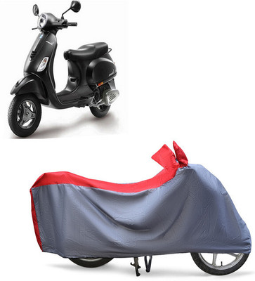 EGAL Waterproof Two Wheeler Cover for Piaggio(BS6, Red)