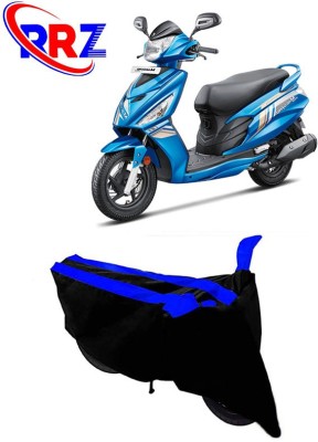 RRZ Waterproof Two Wheeler Cover for Hero(Maestro Edge, Black, Blue)