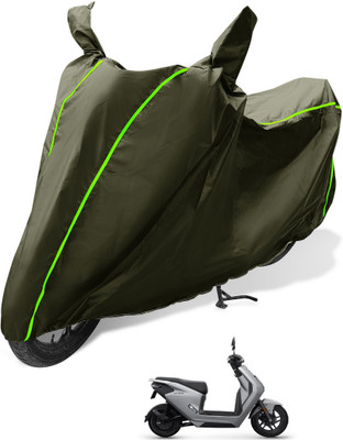Auto Hub Waterproof Two Wheeler Cover for Honda(Activa, Green)