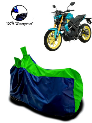 rakku Waterproof Two Wheeler Cover for Yamaha(MT 15 New, Green, Blue)