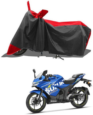 PAGORA Waterproof Two Wheeler Cover for Suzuki(Gixxer SF 150, Red, Black)
