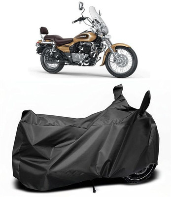 KEDIT Two Wheeler Cover for Bajaj(Avenger 400, Black)