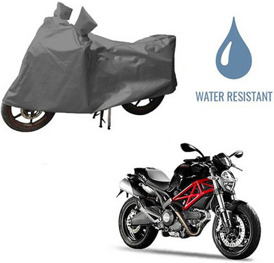 DeepShakshi AUTOMOTIVE Waterproof Two Wheeler Cover for Ducati(Monster 796 S2R, Grey)