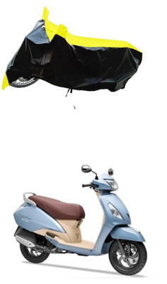 VESMEI Two Wheeler Cover for TVS(Jupiter Grande BS6, Yellow)