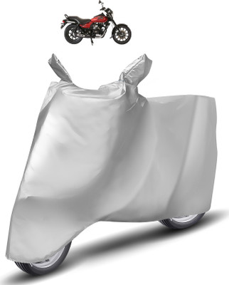 Caronix Two Wheeler Cover for Bajaj(Avenger 180 Street, Silver)
