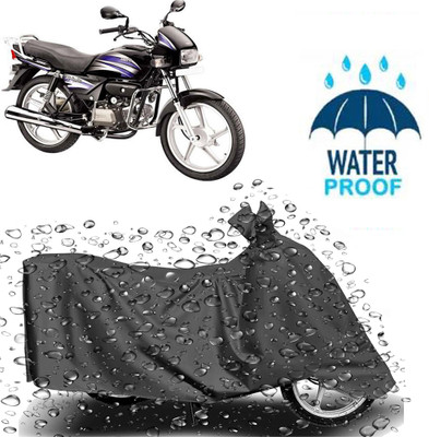 Autoinnovation Waterproof Two Wheeler Cover for Hero(Splendor Plus, Grey)