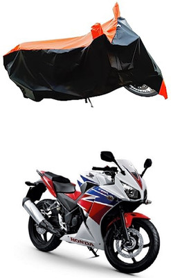 VESMEI Two Wheeler Cover for Honda(CBR300R BS6, Orange)