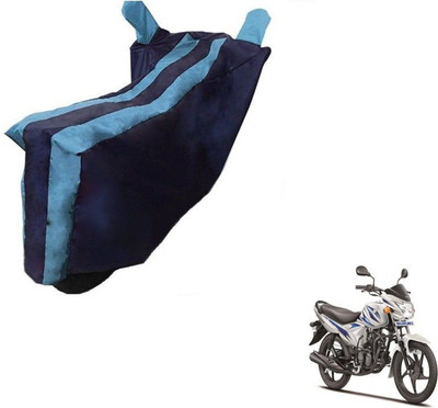 Mdstar Waterproof Two Wheeler Cover for Suzuki(Hayate, Black, Blue)