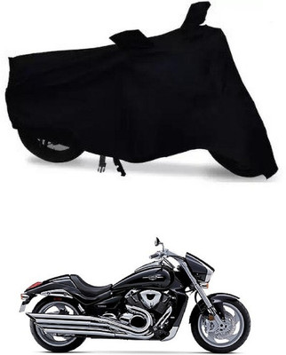 DeepShakshi AUTOMOTIVE Waterproof Two Wheeler Cover for Suzuki(Intruder M1800R, Black)