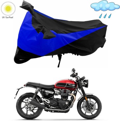 Genipap Two Wheeler Cover for Triumph(Speed Twin, Black, Blue)