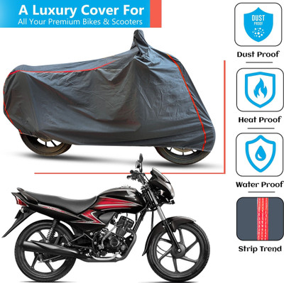 FAMEXON Waterproof Two Wheeler Cover for Honda(Dream Yuga, Grey)