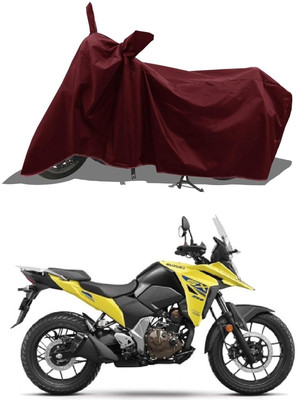 KANISHA ENTERPRISES Waterproof Two Wheeler Cover for Suzuki(V-Strom 650 XT, Maroon)