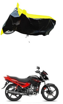 VESMEI Two Wheeler Cover for Hero(Glamour FI, Yellow)