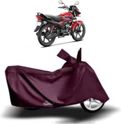 Mdstar Waterproof Two Wheeler Cover for Honda(Passion, Maroon)
