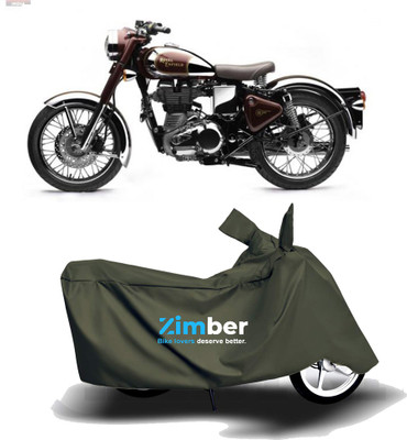 APNEK Two Wheeler Cover for Royal Enfield(Bullet 500, Green)