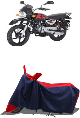 SUGASHRI Waterproof Two Wheeler Cover for Bajaj(Boxer BM 150, Red, Blue)