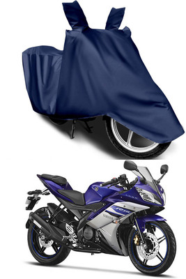 Furious3D Two Wheeler Cover for Yamaha(YZF-R15 V2, Blue)