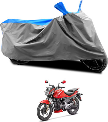 GOSHIV-car and bike accessories Waterproof Two Wheeler Cover for Hero(Xtreme Sports, Grey, Blue)